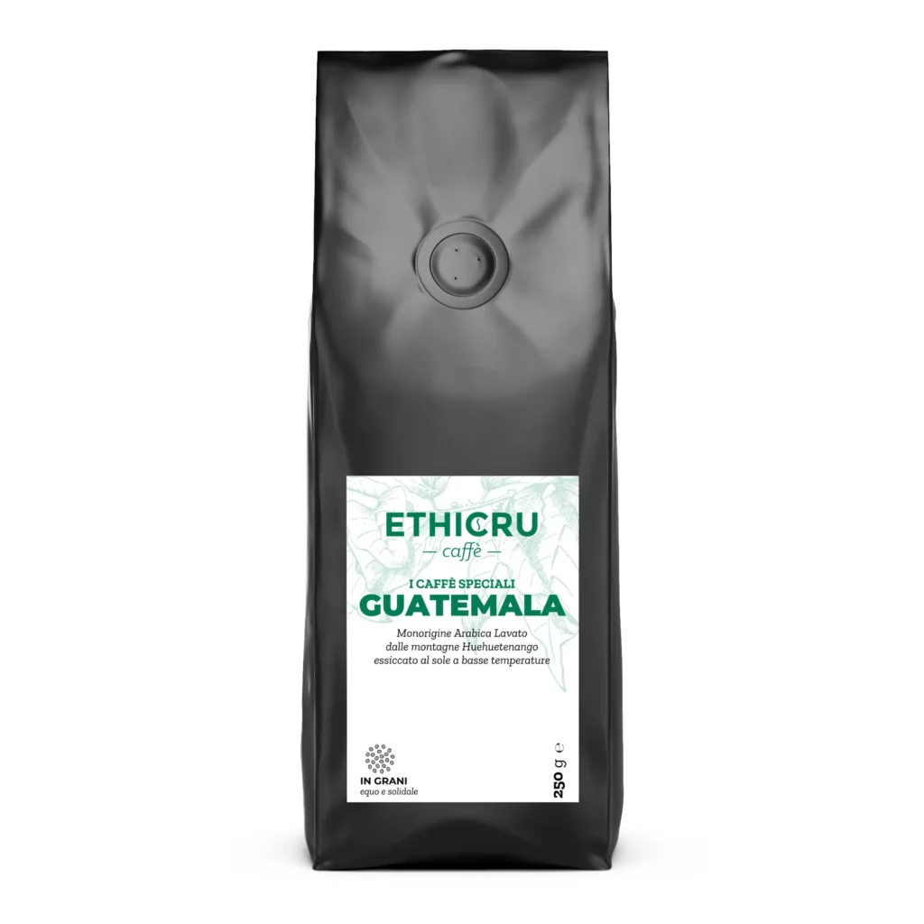 caffè 100% arabica SHB da fermentazione anaerobica, comunità rurale di Nukté, Guatemala.