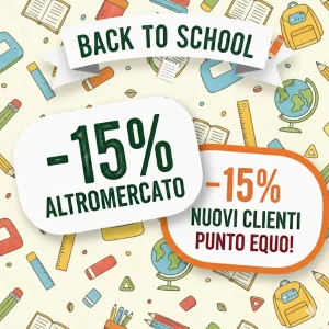Back to school sconto