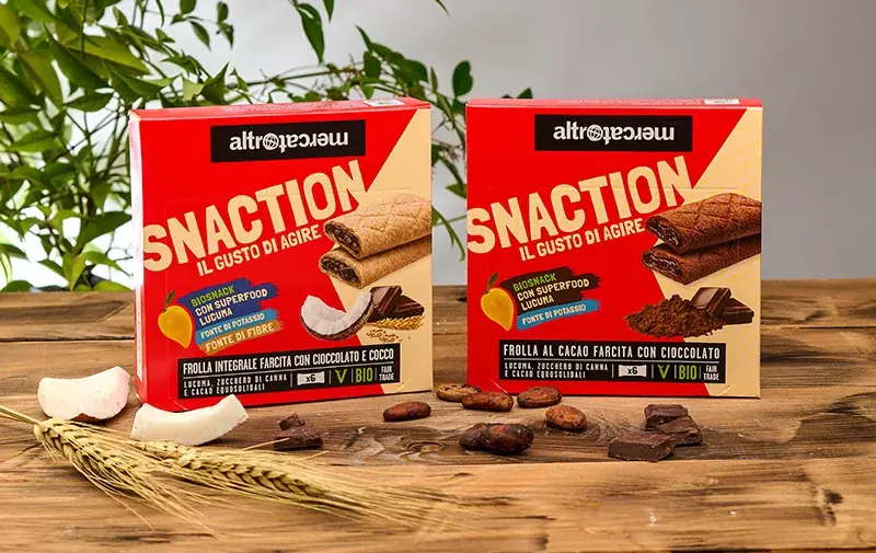 Snack Snaction il gusto di agire