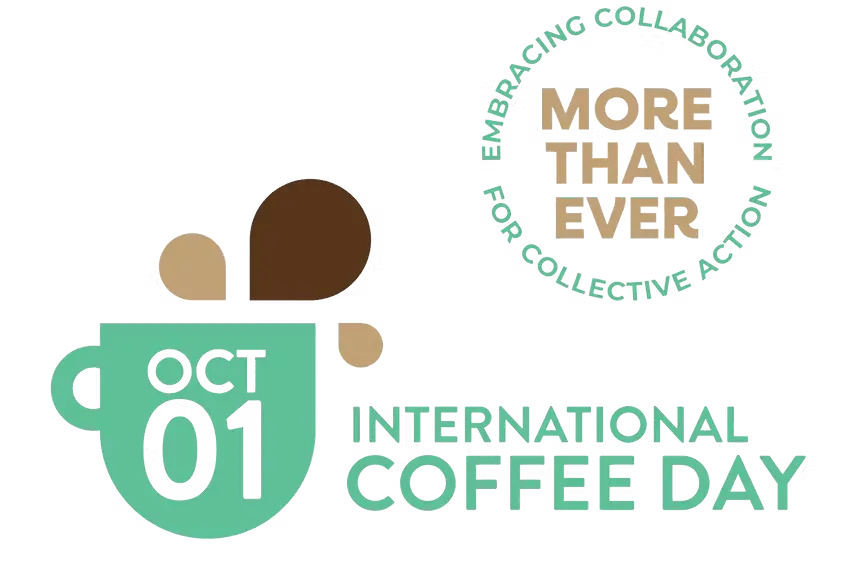 Logo della giornata internazionale del caffè