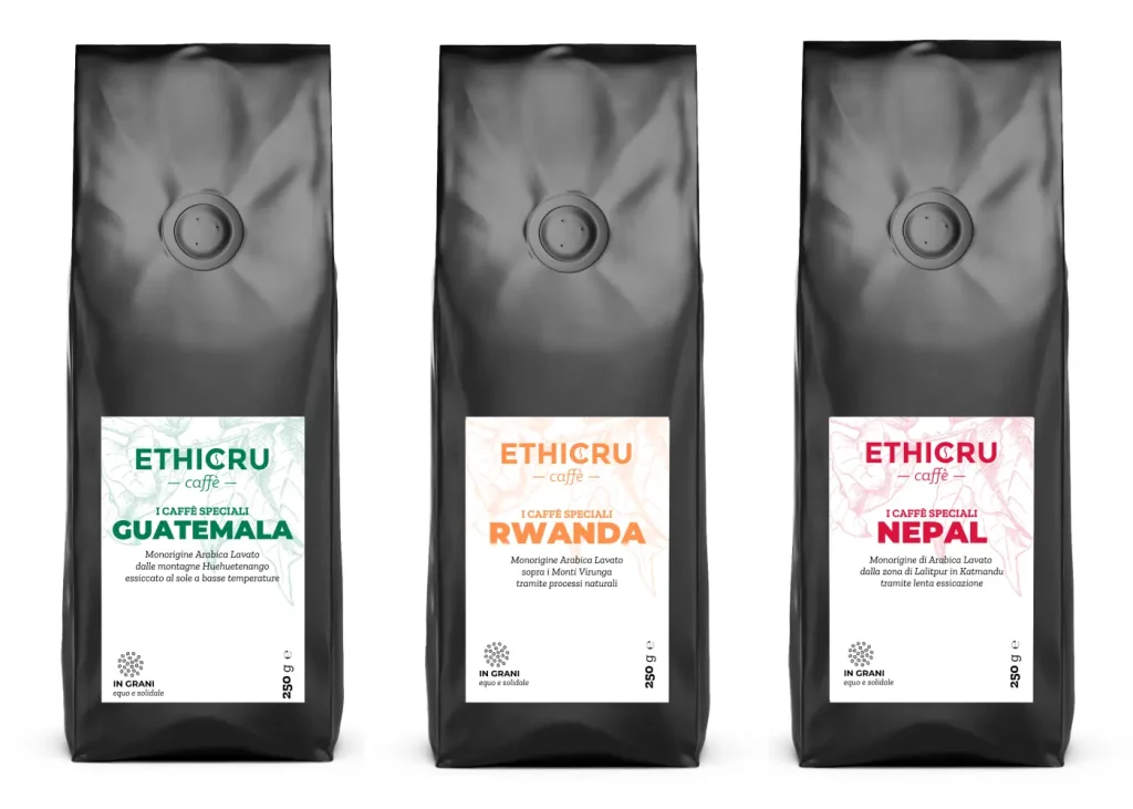 I tre caffè speciali di ethicru